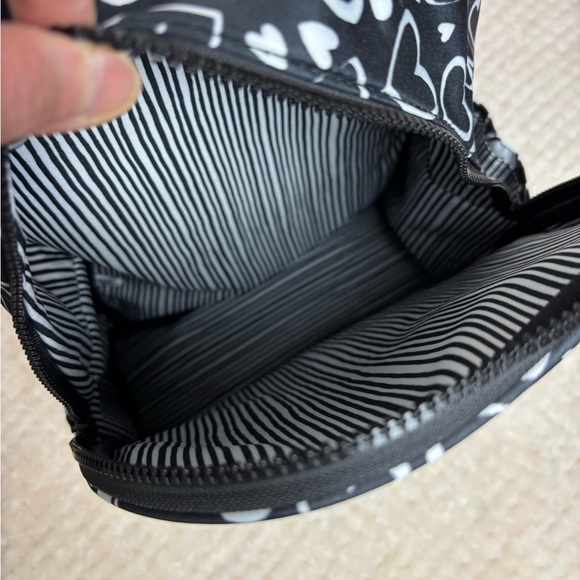 Brighton Endless Love Backpack Black/White Hearts